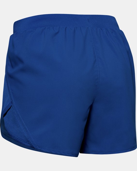 Women's UA Fly-By 2.0 Shorts, Blue, pdpMainDesktop image number 5